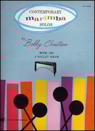 cover CONTEMPORARY MARIMBA SOLOS BK 3 cover